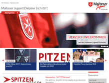 Tablet Screenshot of malteserjugend-eichstaett.de